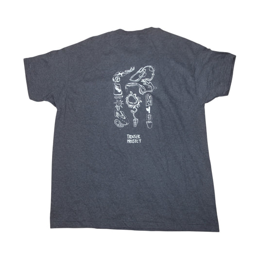 Upcycled Graphic Screenprint T-Shirt (XL)