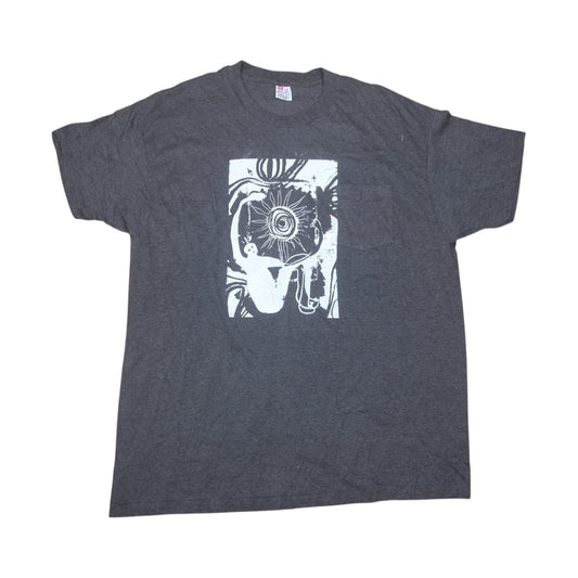 Upcycled Graphic Screenprint T-Shirt (XL)