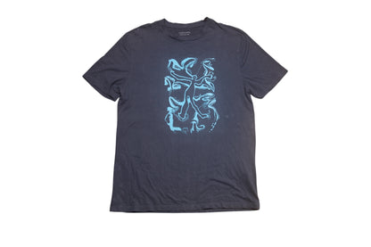 All Saints Graphic Screenprint Upcycled T-Shirt (M)