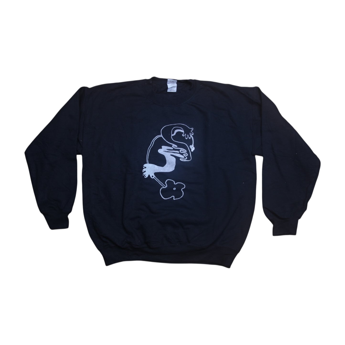 Screenprint Graphic Pullover Jumper (XL)