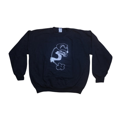 Screenprint Graphic Pullover Jumper (XL)