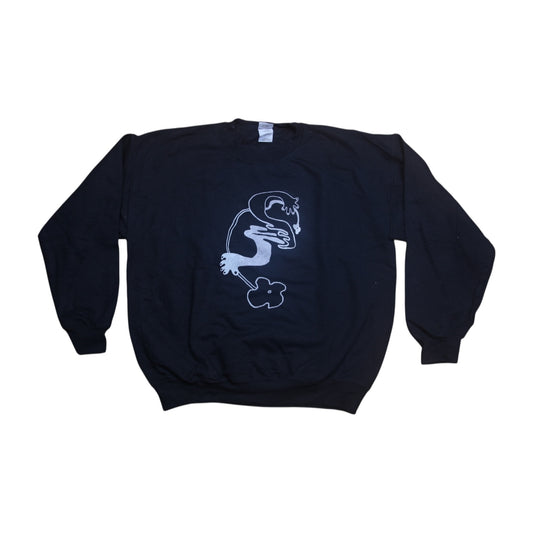 Screenprint Graphic Pullover Jumper (XL)