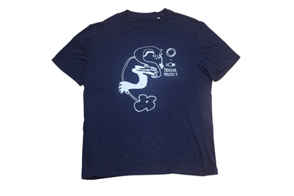 Graphic Screenprint Upcycled T-Shirt (M)