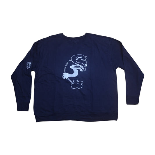 Screenprint Graphic Pullover Jumper (L)