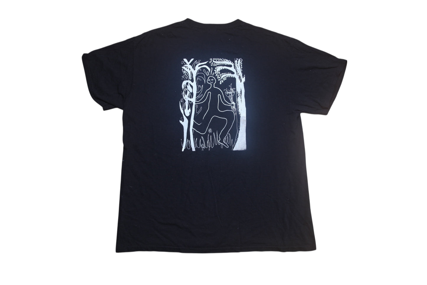 Graphic Screenprint Upcycled T-Shirt (L)