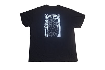 Graphic Screenprint Upcycled T-Shirt (L)