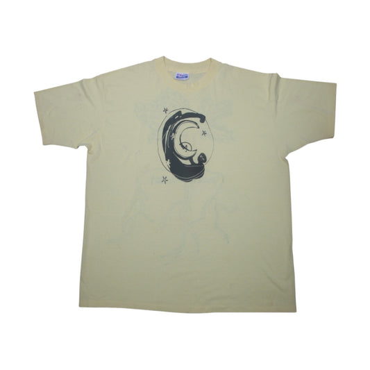 Upcycled Preloved Graphic Screenprint T-Shirt (XL)