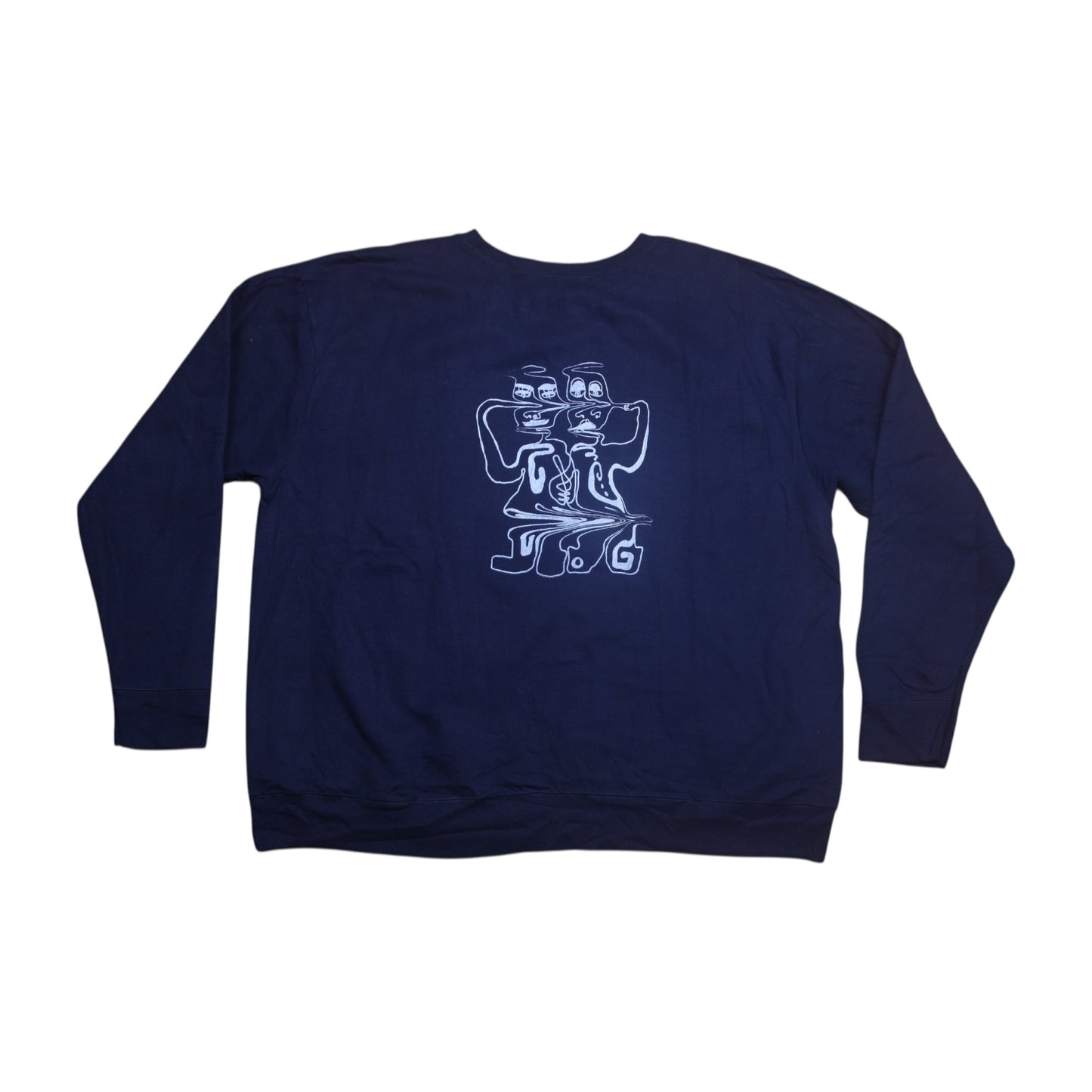 Screenprint Graphic Pullover Jumper (L)