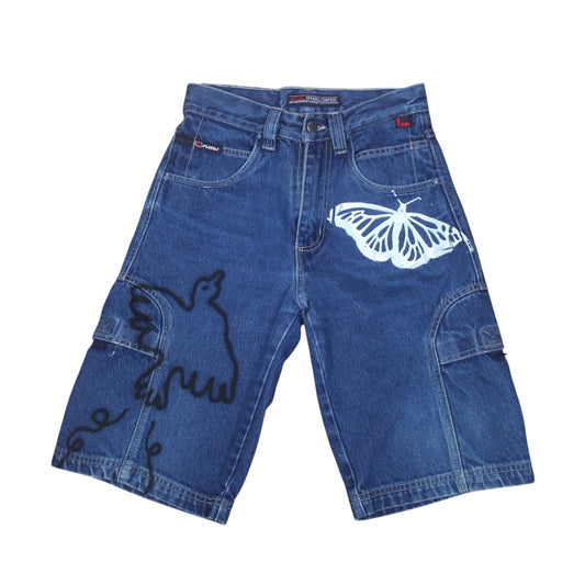 Upcycled Blue Denim Jorts