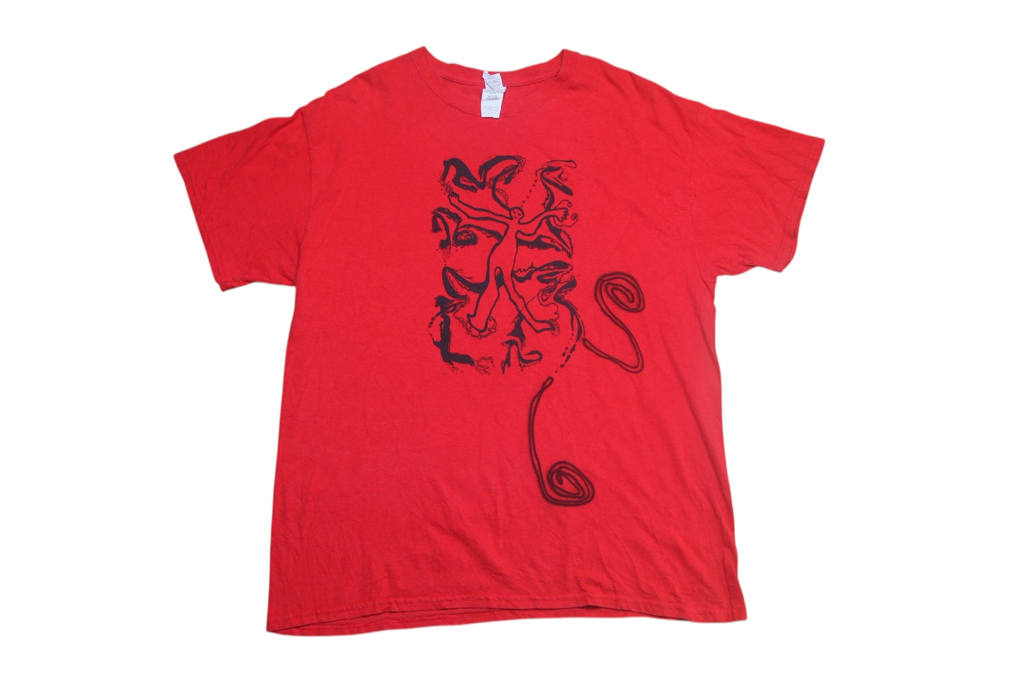 Graphic Screenprint Upcycled T-Shirt (L)