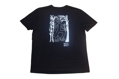 Graphic Screenprint Upcycled T-Shirt (L)