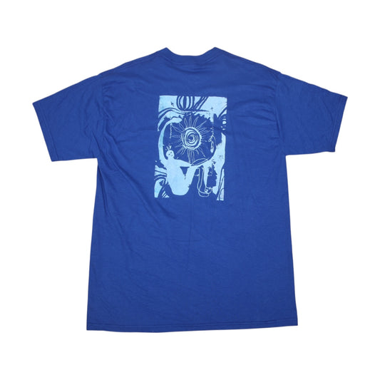 Screenprint Upcycled Graphic Short Sleeve T-Shirt (L)
