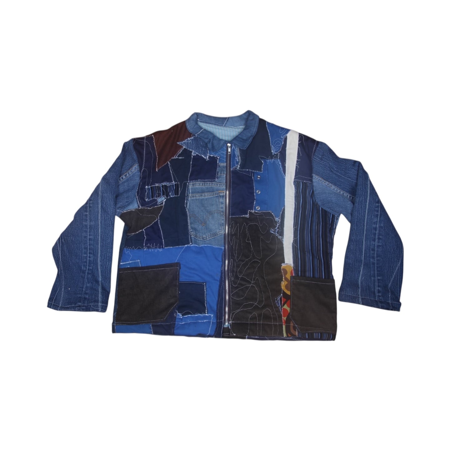 Boxy Work Jacket made from Second Hand Materials