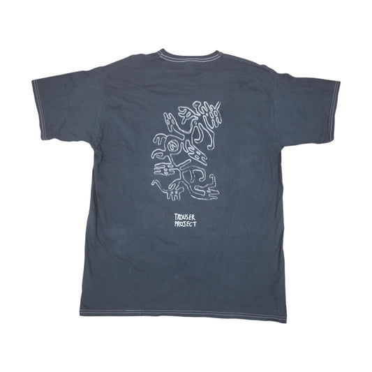 Screenprint Upcycled Graphic Short Sleeve T-Shirt (L)