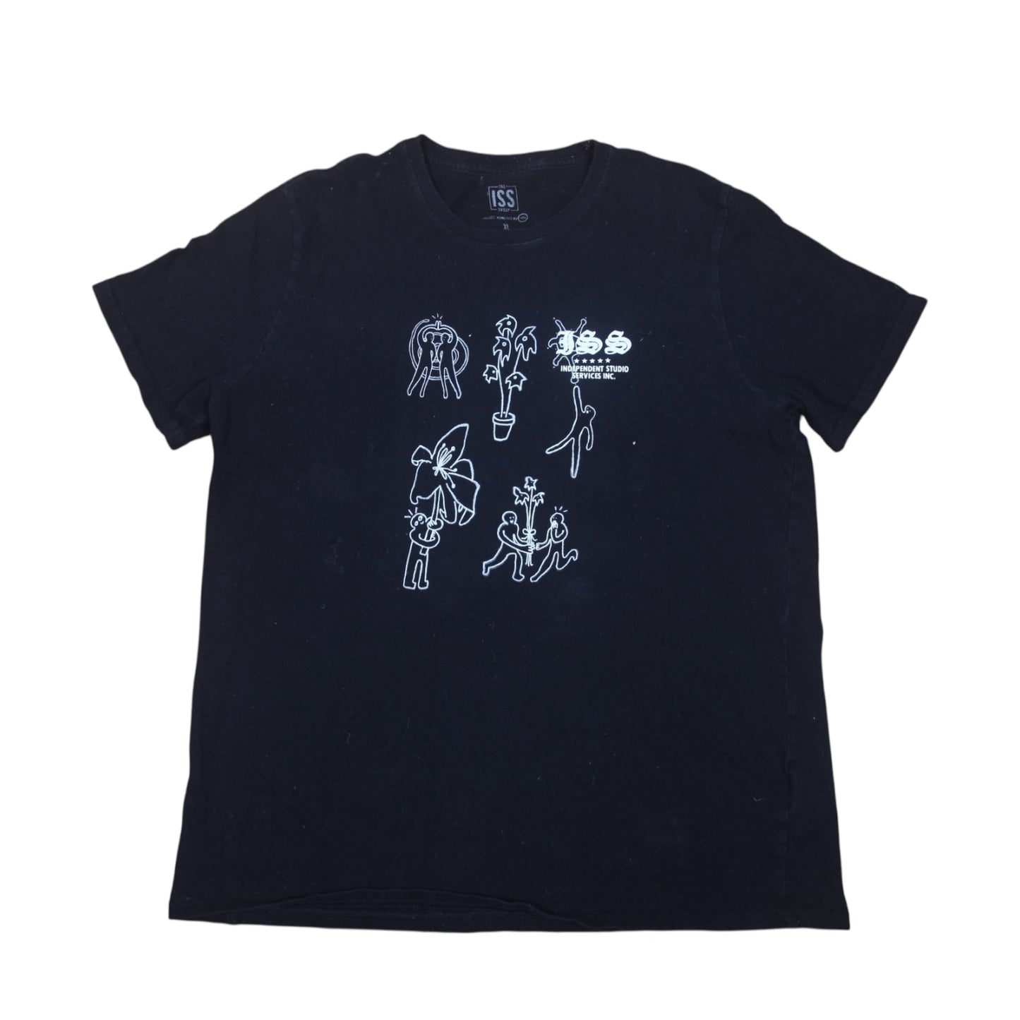 Sustainable Upcycled Graphic Screenprint T-Shirt (XL)