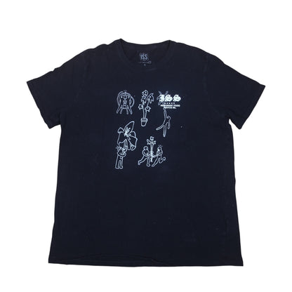 Sustainable Upcycled Graphic Screenprint T-Shirt (XL)