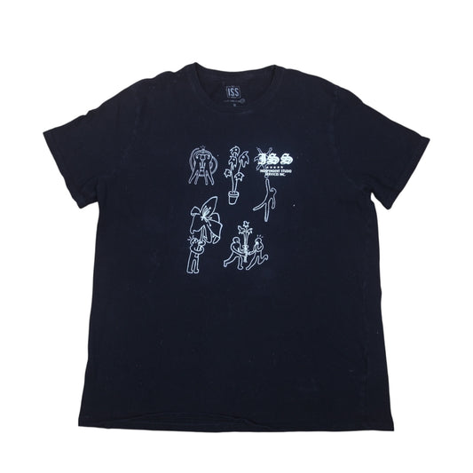 Sustainable Upcycled Graphic Screenprint T-Shirt (XL)