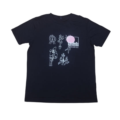 Sustainable Upcycled Graphic Screenprint T-Shirt (L)