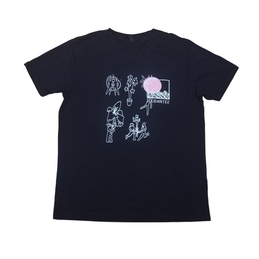 Sustainable Upcycled Graphic Screenprint T-Shirt (L)