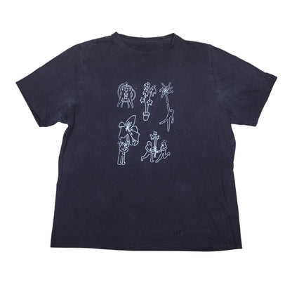 Sustainable Upcycled Graphic Screenprint T-Shirt (XL)