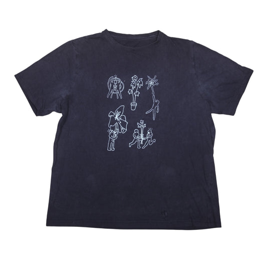 Sustainable Upcycled Graphic Screenprint T-Shirt (XL)