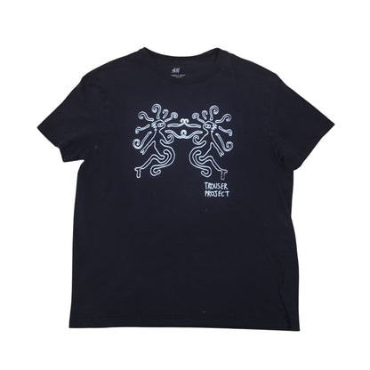 Graphic Black Short Sleeve T-Shirt (M)