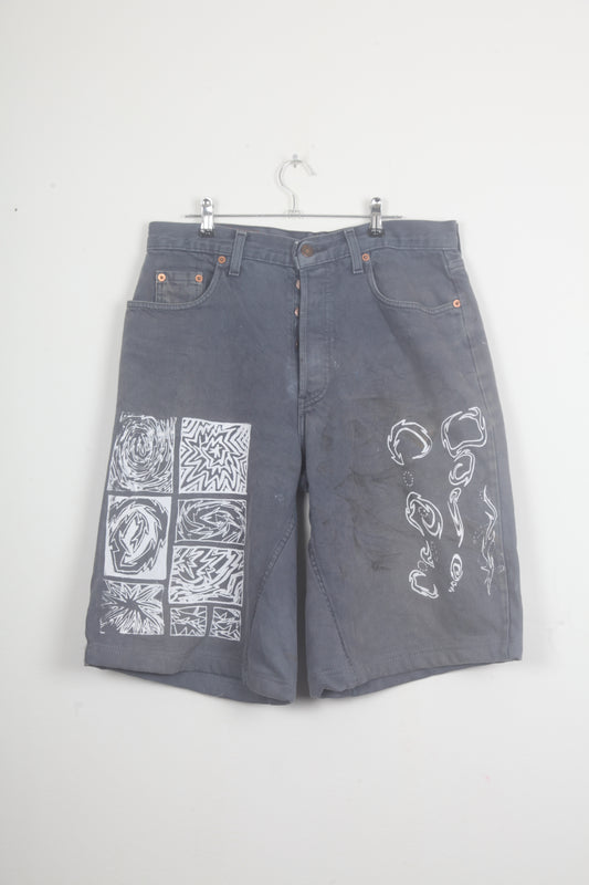 Reworked Levi's Denim Jorts W32