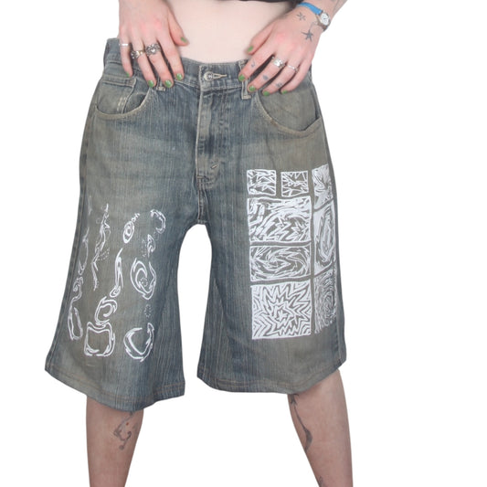 Reworked Levi's Denim Jorts W34
