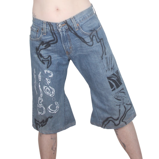 Reworked Levi's Denim Jorts W29