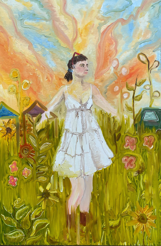 Original artwork - oil painting 'Lilly'