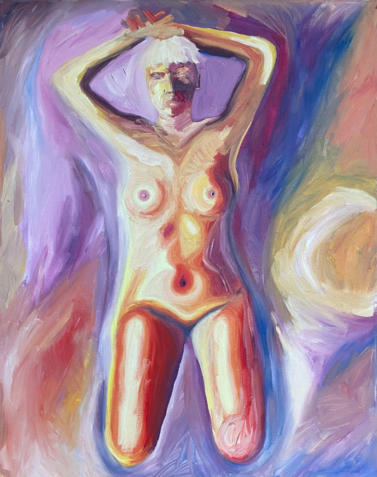 'Life model' A5 art print